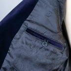 Veste Gardian Femme Velours Bleu