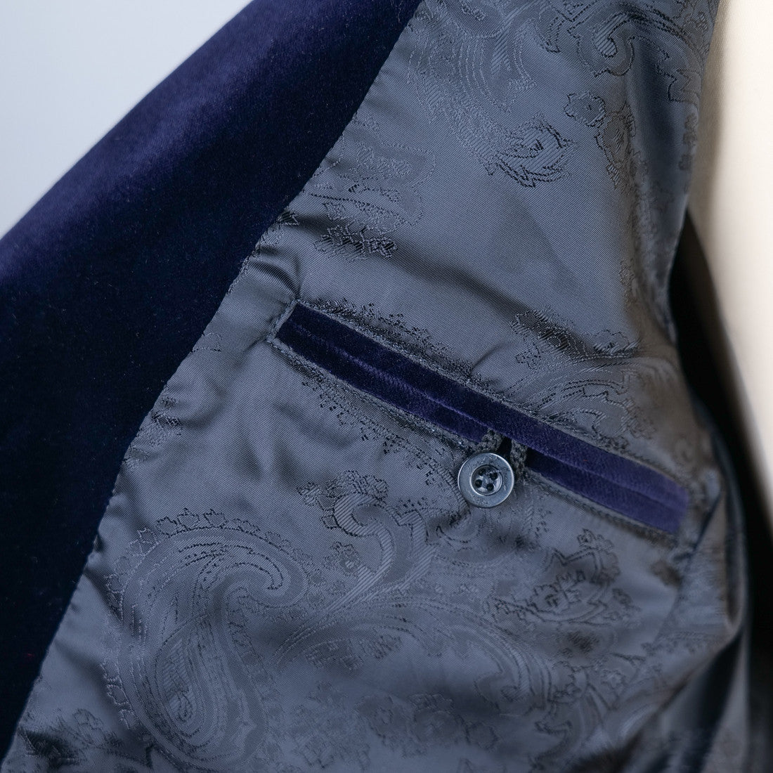 Veste Gardian Femme Velours Bleu