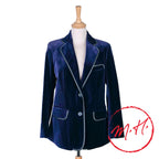 Veste Gardian Femme Velours Bleu