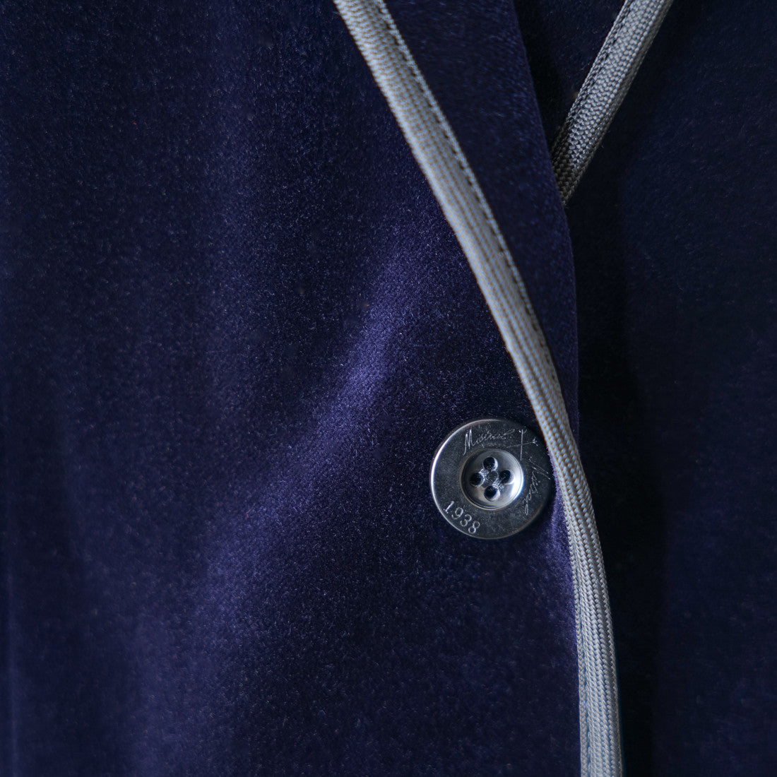Veste Gardian Homme Velours Bleu