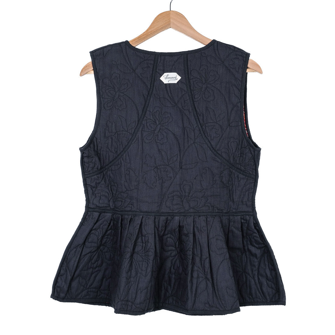 Veste sans manche réversible cachemire