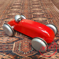 Voiture speedster en bois rouge